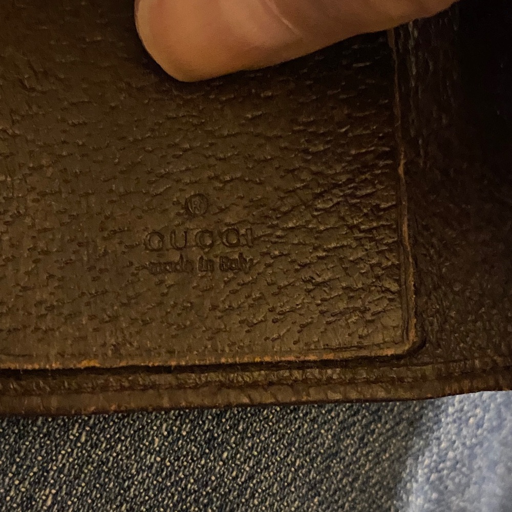 Gucci Beige and Brown GG Canvas Key & Card Holder - Picture 4 of 8